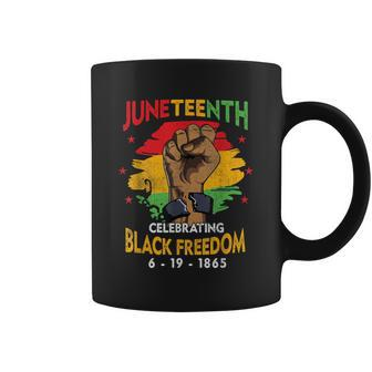 Junenth Celebrate Black Freedom Day Men Women Graphic Coffee Mug - Thegiftio UK