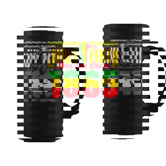 Junenth Freeish Since 1865 Black African American Mens Coffee Mug | Mazezy