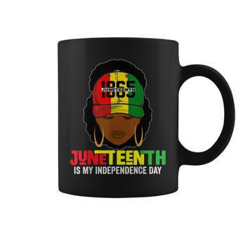 Junenth Is My Independence Day Black Freedom Women Coffee Mug - Thegiftio UK