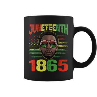 Junenth Is My Independence Day Black King Fathers Day Men Coffee Mug | Mazezy