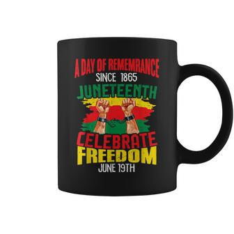 Junenth Since 1865 Celebrate Freedom Afican Womens Mens Coffee Mug | Mazezy