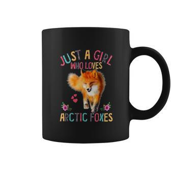Just A Girl Who Loves Arctic Foxes Cute Fox Coffee Mug - Thegiftio UK