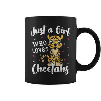 Just A Girl Who Loves Cheetah Mom Women Kids Mom Gifts Coffee Mug - Seseable