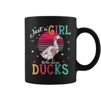 Just A Girl Who Loves Ducks Funny Ducks Lover Gifts Coffee Mug - Seseable