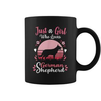 Just A Girl Who Loves German Shepherd Dog Coffee Mug - Seseable