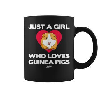 Just A Girl Who Loves Guinea Pig T Mom Guinea Pig Lover Coffee Mug - Seseable
