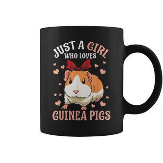 Just A Girl Who Loves Guinea Pigs Lover Mom Girls Cavy Gift Coffee Mug - Seseable
