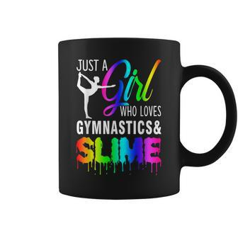 Just A Girl Who Loves Gymnastics & Slime Gift For Girl Coffee Mug - Seseable