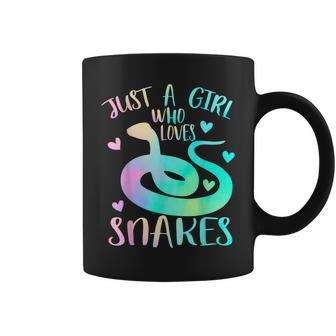 Just A Girl Who Loves Snakes Cute Snake Themed Lover Girls Coffee Mug | Mazezy