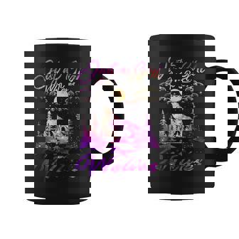 Just A Girl Who Loves Wolves Watercolor Cute Wolf Lover Gift Coffee Mug | Mazezy