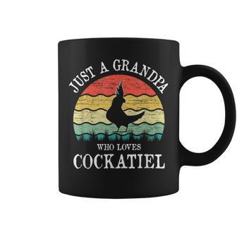 Just A Grandpa Who Loves Cockatiel Coffee Mug | Mazezy