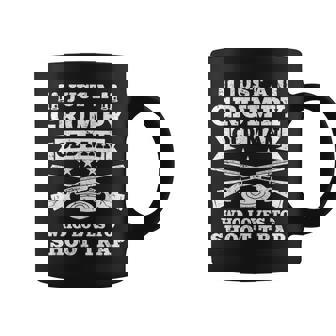 Just A Grumpy Old Man Who Loves To Shoot Trap Coffee Mug - Thegiftio UK