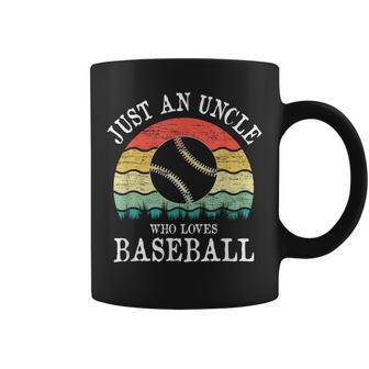 Just An Uncle Who Loves Baseball Coffee Mug | Mazezy