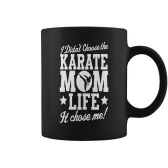 Karate I Didnt Choose Mom Life T-Shirt Coffee Mug - Thegiftio UK