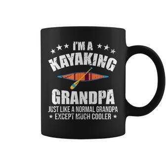 Kayaking Grandpa Just Like Normal Except Much Cooler Gift Coffee Mug | Mazezy