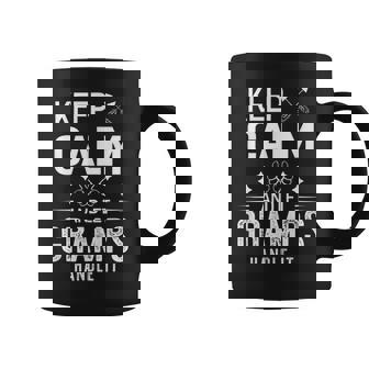 Keep Calm And Let Gramps Handle It Grandpa Funny Men Gift Coffee Mug | Mazezy