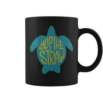 Keep The Sea Plastic Free Turtle Skip The Straw Coffee Mug - Seseable