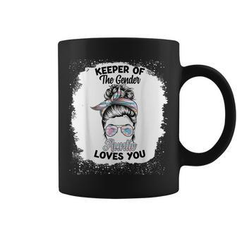 Keeper Of The Gender Reveal Auntie Baby Announcement Party Coffee Mug - Seseable