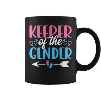 Keeper Of The Gender Reveal Funny Baby Gender Announcement Coffee Mug - Seseable
