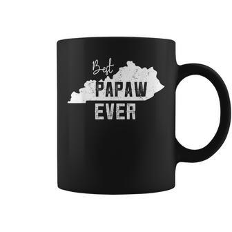 Kentucky Map Best Papaw Ever Design Gift For Mens Coffee Mug | Mazezy CA