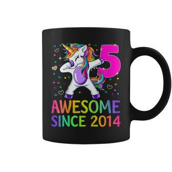 Kids 5 Years Old 5Th Birthday Unicorn Shirt Girl Daughter Gift Pa V3 Coffee Mug | Mazezy