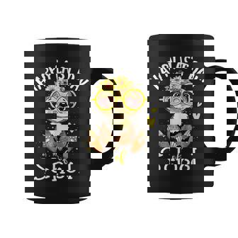 Kids Teacher Last Day Of School Cute Sloth With Sunflower Coffee Mug | Mazezy
