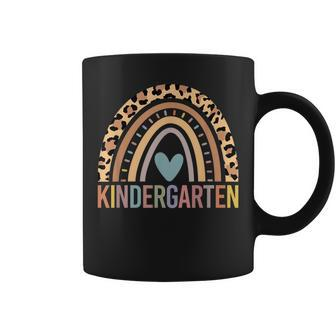 Kindergarten Rainbow Girls Boys Teacher Team Kinder Squad Coffee Mug | Mazezy