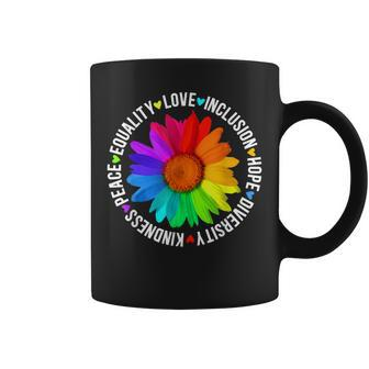 Kindness Peace Equality Love Inclusion Hope Diversity Lgbt Coffee Mug | Mazezy