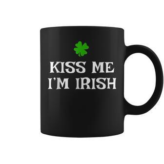 Kiss Me Im Irish St Patricks Day Funny Coffee Mug | Mazezy