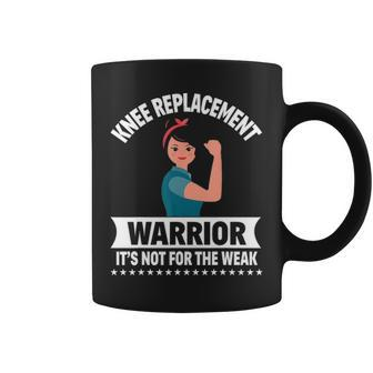 Knee Replacement Warrior Knee Surgery Recovery Get Well Gift Coffee Mug - Seseable