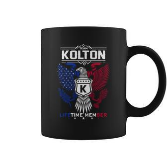 Kolton Name - Kolton Eagle Lifetime Member Coffee Mug - Seseable