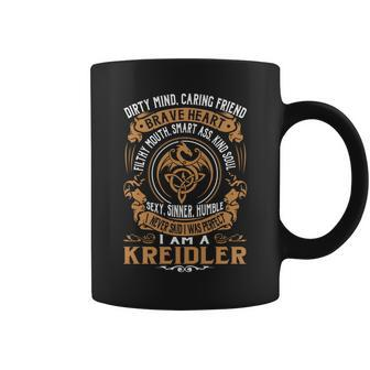 Kreidler Brave Heart Coffee Mug - Seseable