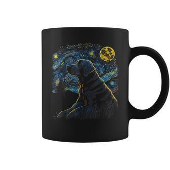 Labrador Retriever Starry Night Dogs Lover Gifts Graphic Coffee Mug | Mazezy