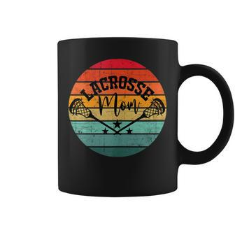 Lacrosse Mom Womens Retro Vintage Cute Laxer Mother Coffee Mug - Seseable