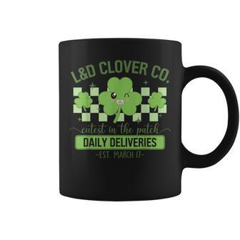 L&D Clover Co Funny St Patricks Day Labor And Delivery Coffee Mug - Seseable