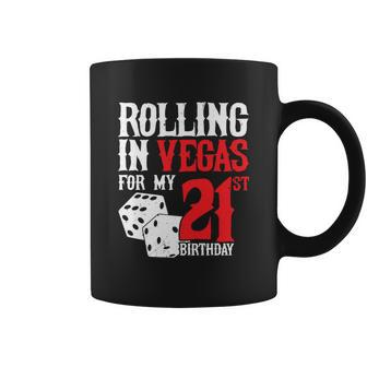 Las Vegas Party Rolling In Vegas 21St Birthday Coffee Mug - Thegiftio UK
