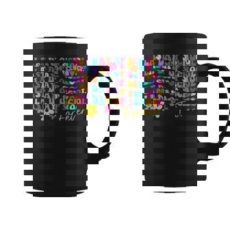 Last Day Of School Forever Teacher Retired Funny Retirement Coffee Mug | Mazezy