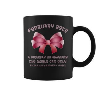 Leap Year Feb 29Th Leap Day Its My Birthday February 29 Coffee Mug | Mazezy