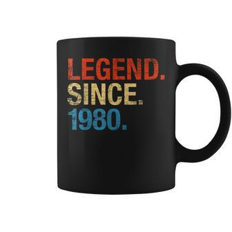 Legend Since 1980 42 Geburtstag Geschenk Legende Seit 1980 Tassen - Seseable