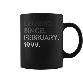 Legend February 1999 21 Years Old 21St Birthday Gifts Coffee Mug | Mazezy
