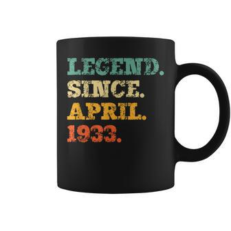 Legend Since April 1933 Funny 90Th Birthday 90 Years Old Coffee Mug | Mazezy