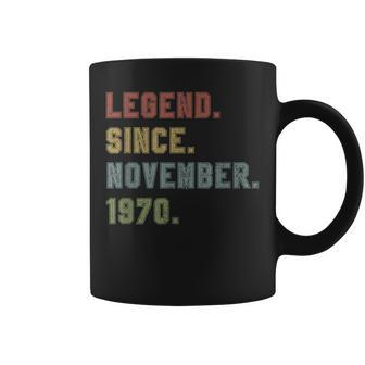 Legend Since November 1970 49Th Birthday 49 Years Old Gifts Coffee Mug | Mazezy