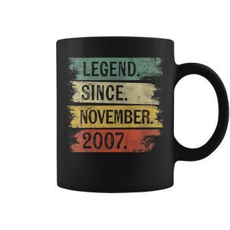 Legend Since November 2007 12 Year Old 12Th Birthday Gifts Coffee Mug | Mazezy