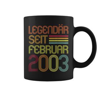 Legendär Seit Februar 2003 Geschenk 20 Geburtstag Tassen - Seseable