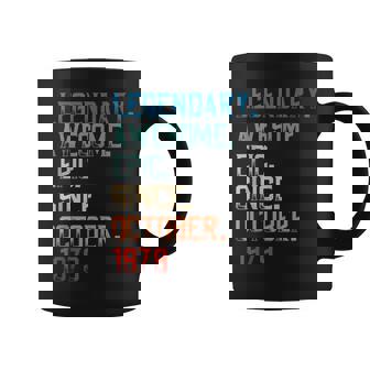 Legendary Awesome Epic Since October 1979 Birthday Gift Tank Top Coffee Mug | Mazezy