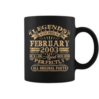 Legenden Februar 2003, 20. Geburtstag Mann Tassen - Seseable