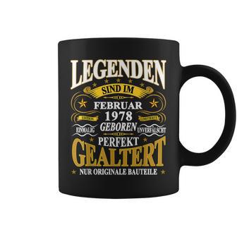 Legenden Sind Im Februar 1978 Geboren 45 Geburtstag Lustig Tassen - Seseable