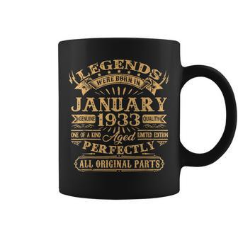 Legenden Wurden Im Januar 1933 Geschenk 90 Geburtstag Mann V4 Tassen - Seseable