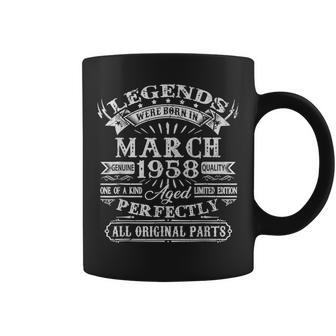 Legenden Wurden Im März 1958 Geschenk 65 Geburtstag Mann V6 Tassen - Seseable