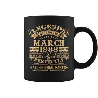 Legenden Wurden Im März 1988 Geschenk 35 Geburtstag Mann V7 Tassen - Seseable